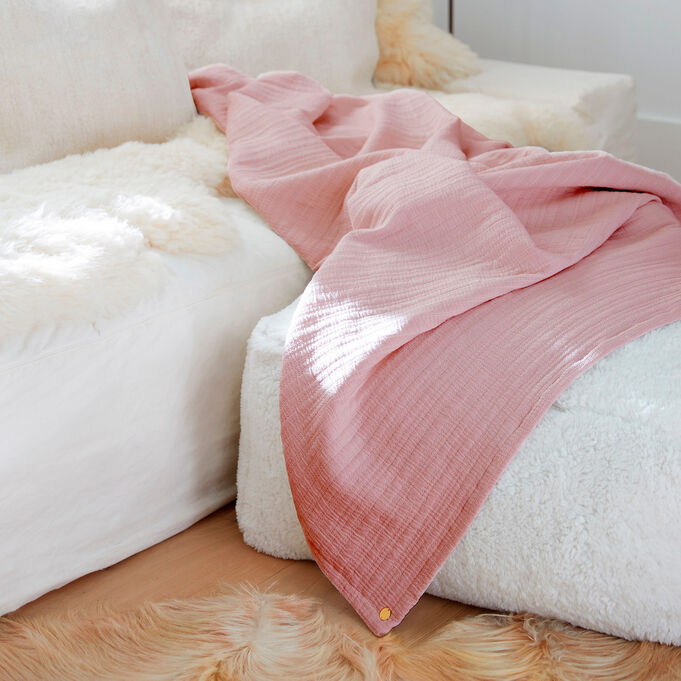 Everyday Ash Rose Queen Cotton Coverlet