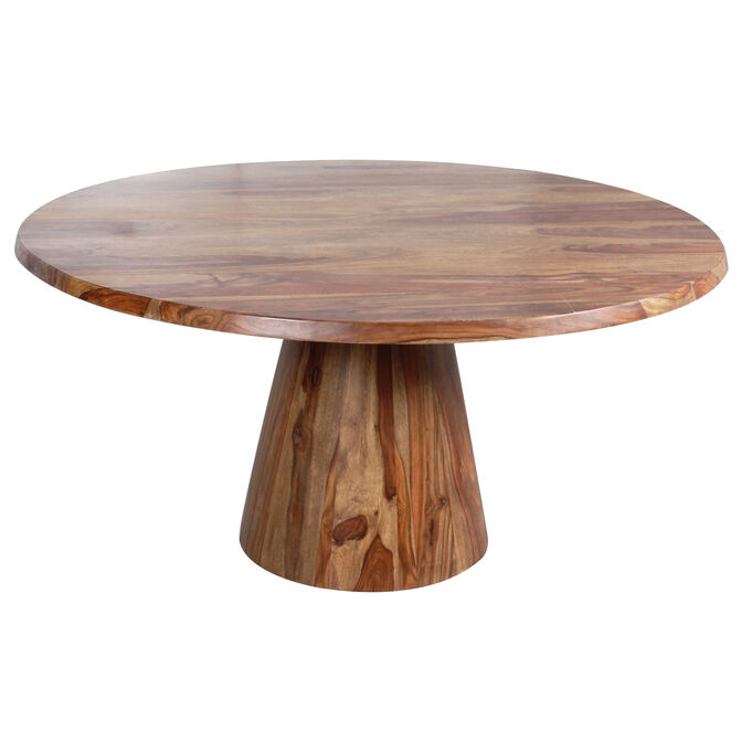 Brownstone Natural 59 Inch Round Dining Table