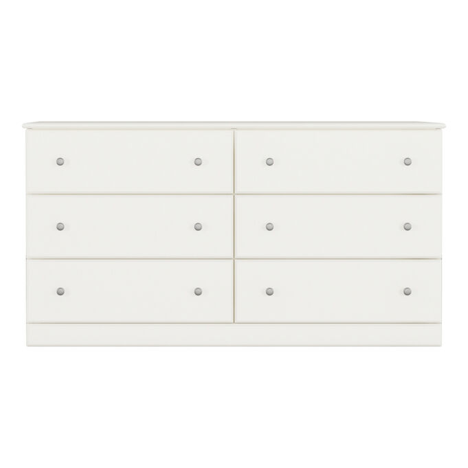 Essentials Rockport White 59 Inch Dresser