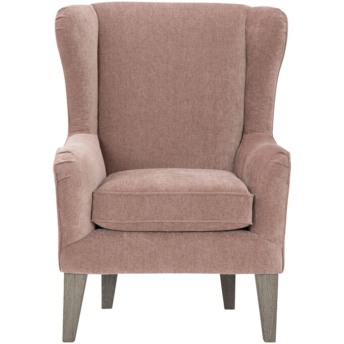 Best Home Furnishings | Lorette Mauve Wingback Accent Chair