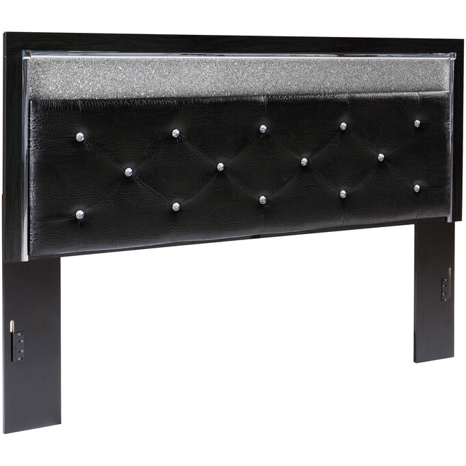 Ashley Furniture | Kaydell Black King California King Upholstered Panel Headboard