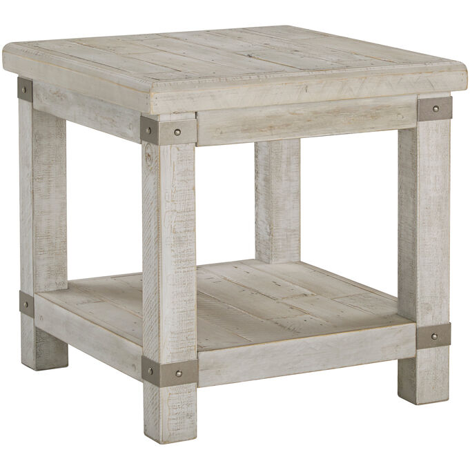Ashley Furniture | Carynhurst White Power End Table