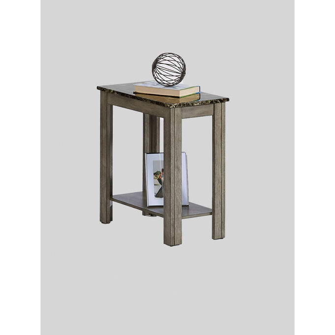 Chairsides III Gray Chairside Table