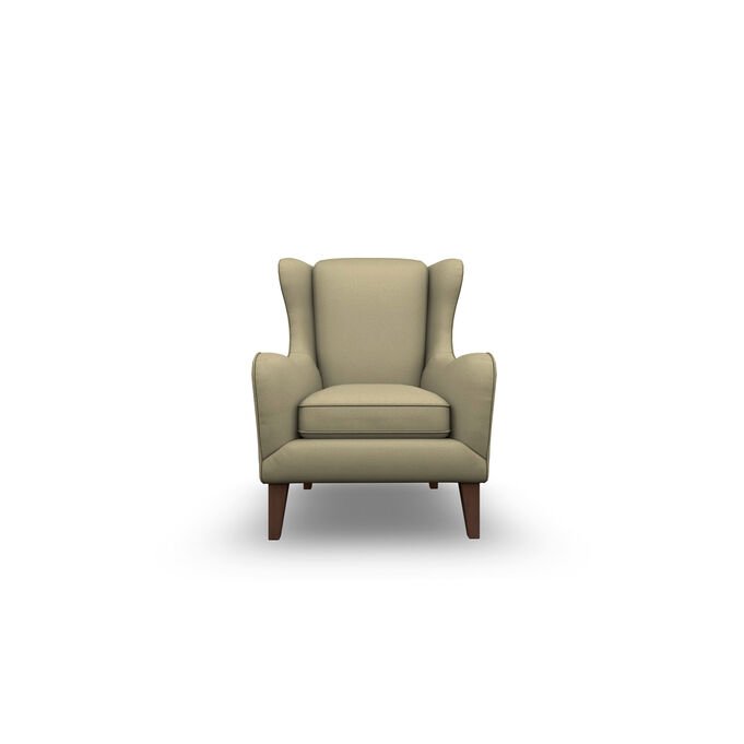 Best Home Furnishings | Lorette Beige Wingback Accent Chair