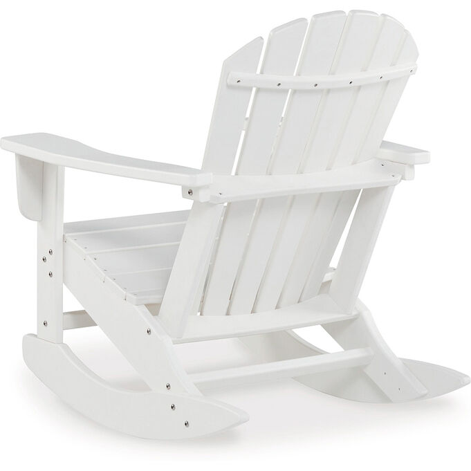 Sundown Treasure White Outdoor Rocking Chair