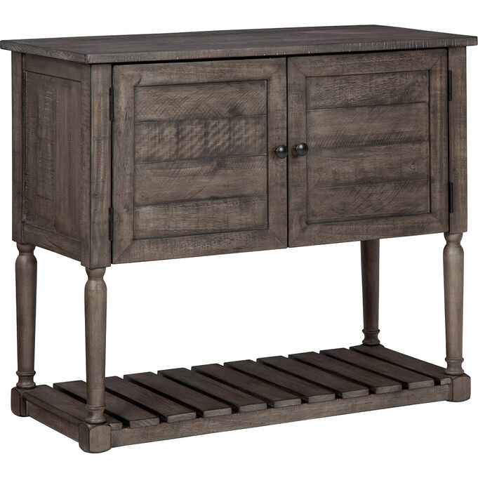 Ashley Furniture | Lennick Antique Gray Accent Cabinet