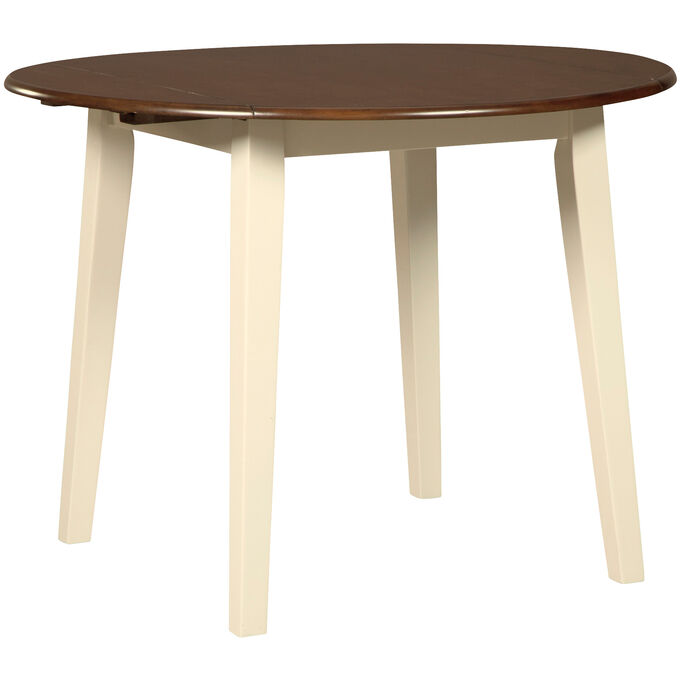 Ashley Furniture | Woodanville Cream Drop Leaf Dining Table