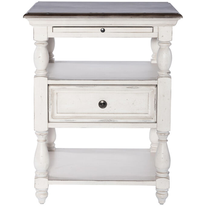 Liberty Furniture | Abbey Road White Drawer End Table