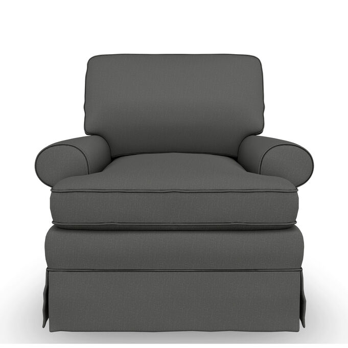 Best Home Furnishings | Quinn Pebble Swivel Glider Chair