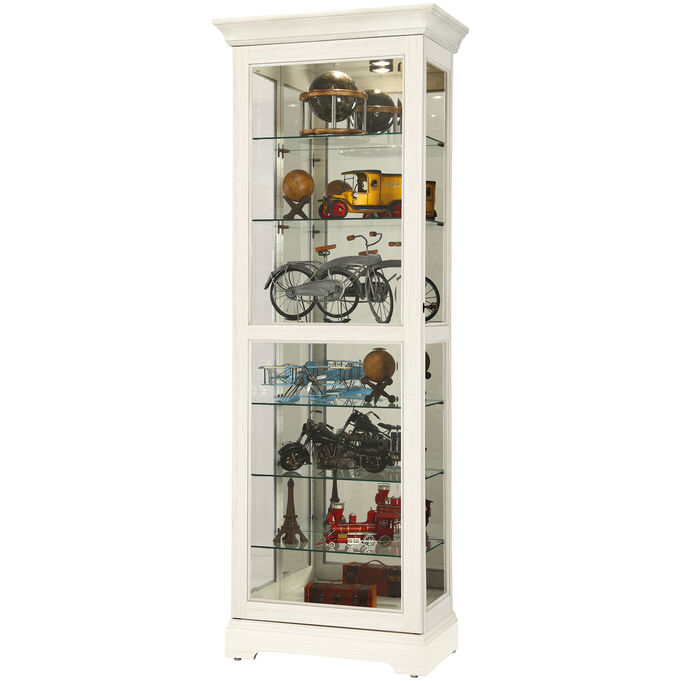 Martindale Aged Linen Curio Cabinet