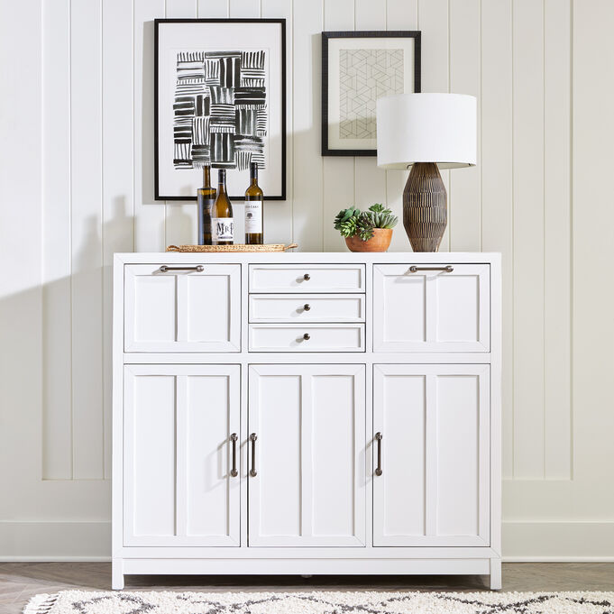 Liberty Furniture | Capeside Cottage Porcelain White Buffet