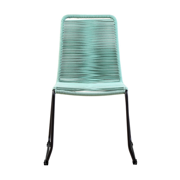 Armen Living , Shasta Wasabi Stackable Side Chair
