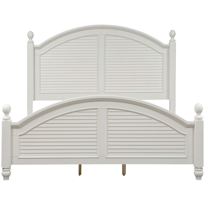 Liberty Furniture | Summer House I Oyster White King Poster Headboard