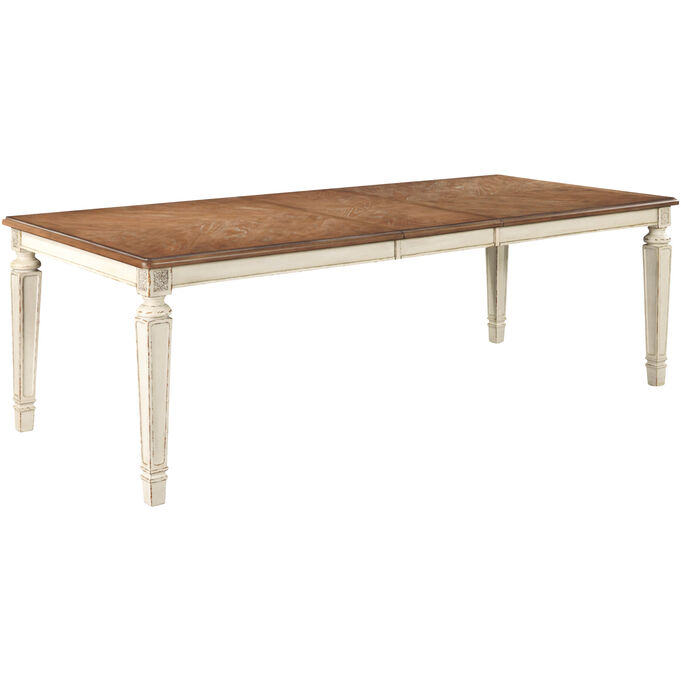 Ashley Furniture | Realyn Chipped White Rectangular Dining Table