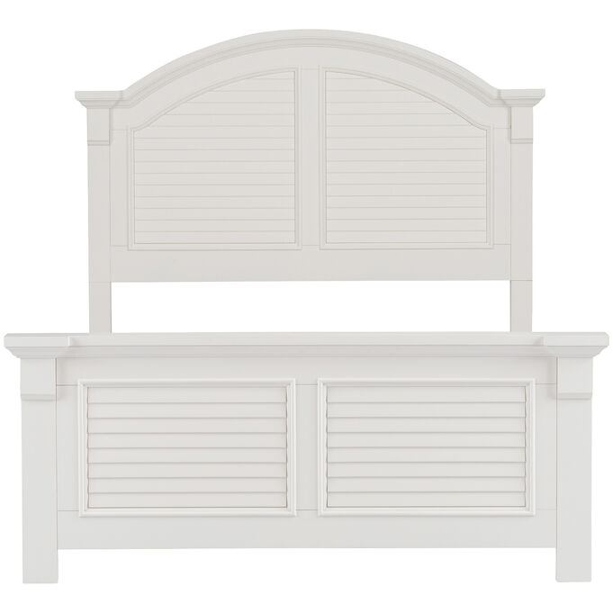 Liberty Furniture | Summer House Oyster White Full Panel Bed