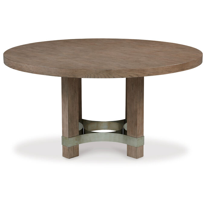 Ashley Furniture | Chrestner Gray Round Dining Room Table