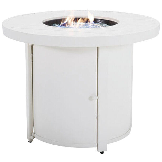 Ashley Furniture | Sundown White Fire Pit Table