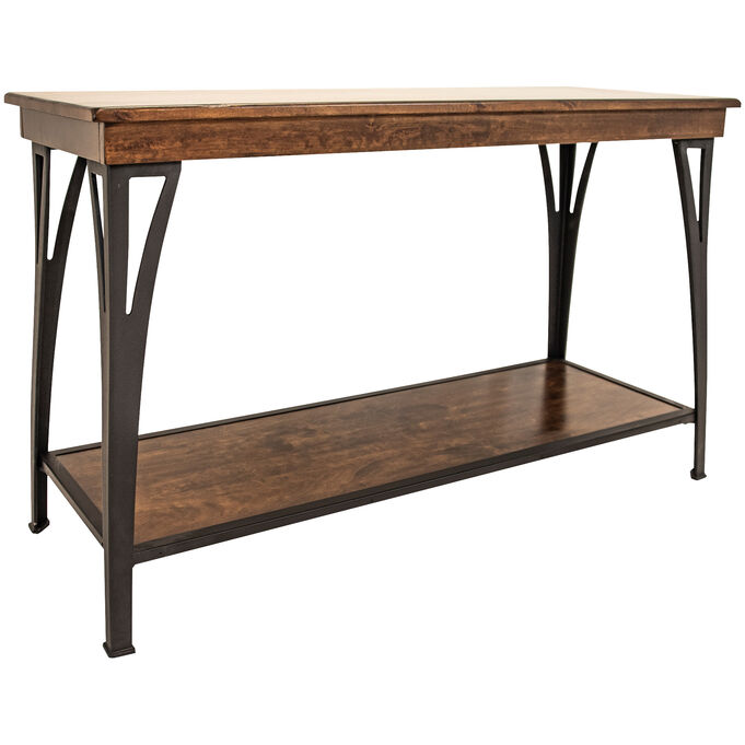 District Cool Copper Sofa Table