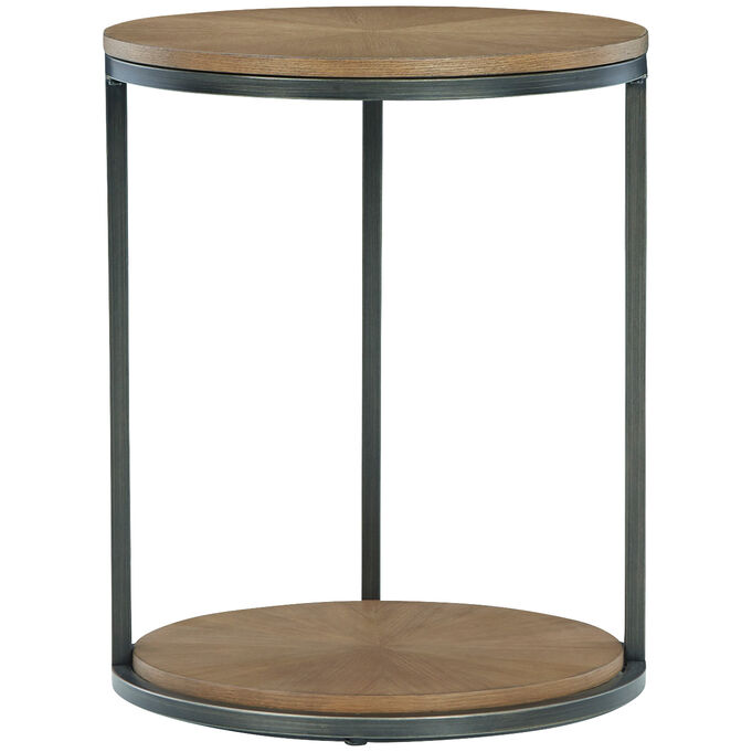 Ashley Furniture | Fridley Brown Round End Table