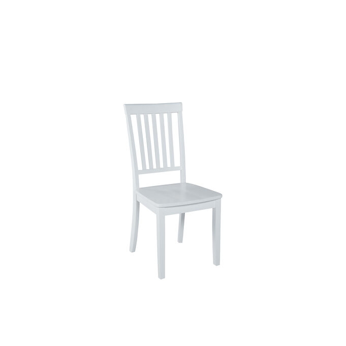 Simplicity White Side Chair