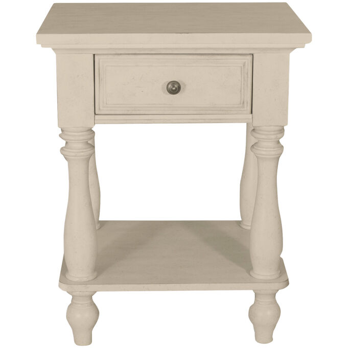 Liberty Furniture , High Country White 1 Drawer Nightstand