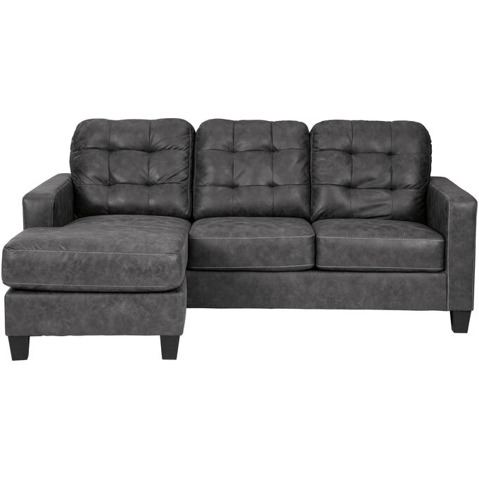 Ashley Furniture | Venaldi Gunmetal Sofa Chaise