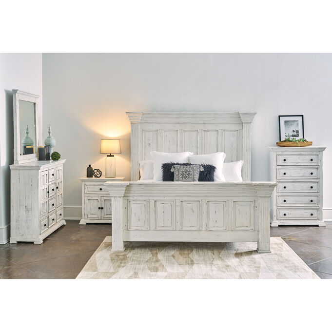 Olivia White Queen Bed