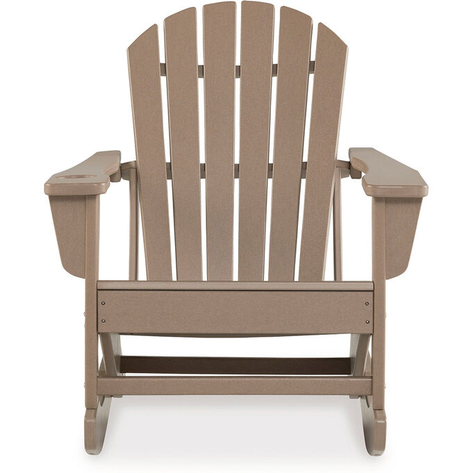 Ashley Furniture | Sundown Treasure Driftwood Outdoor Rocking Chair