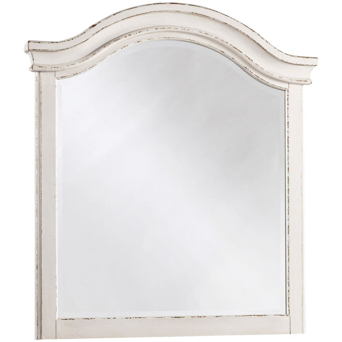 Ashley Furniture | Realyn White Mirror | Chipped White