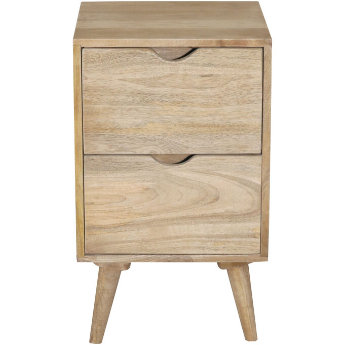 Outbound Vanilla 2 Drawer End Table