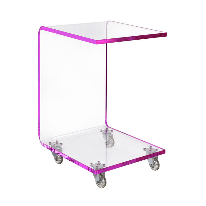 Elements | Iris Pink Snack Table