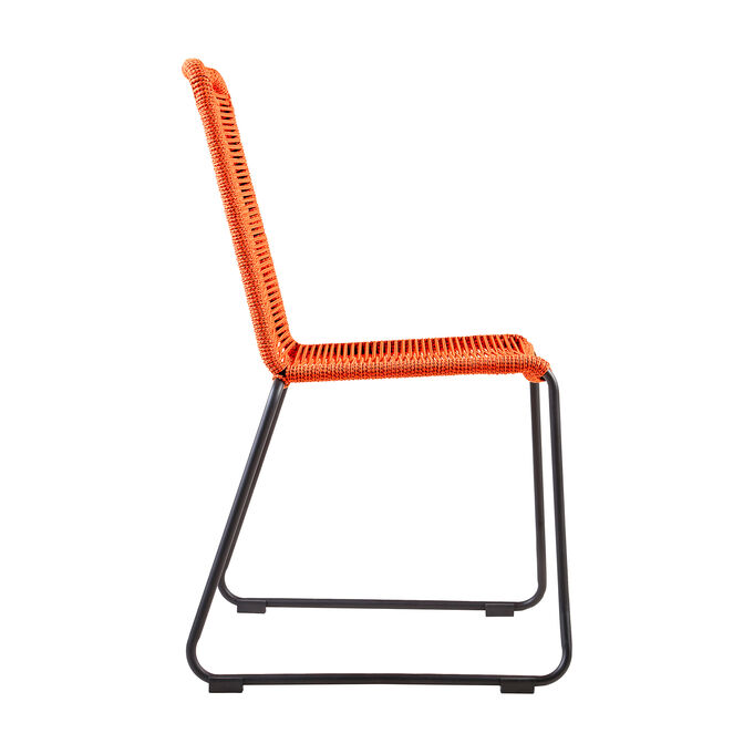 Shasta Tangerine Stackable Side Chair