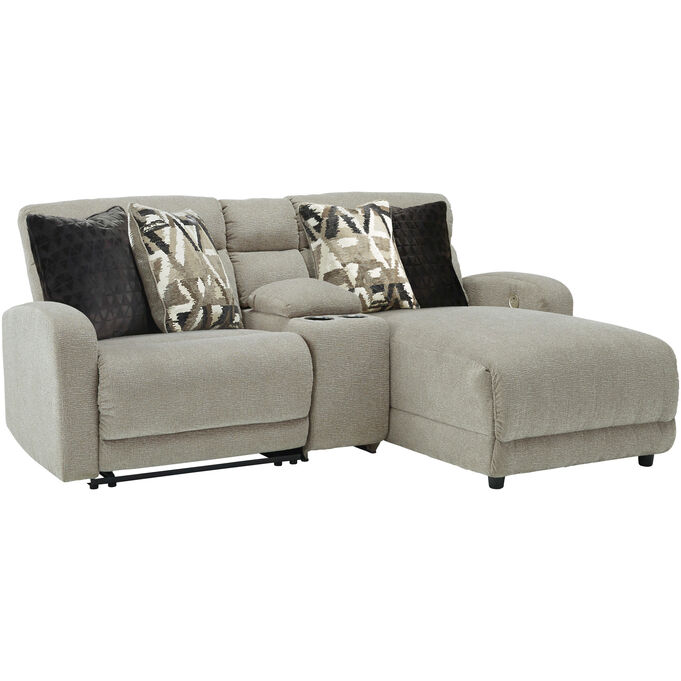 Colleyville Stone Power Console Loveseat