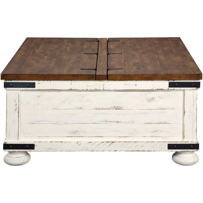 Ashley Furniture | Rosa White Storage Coffee Table