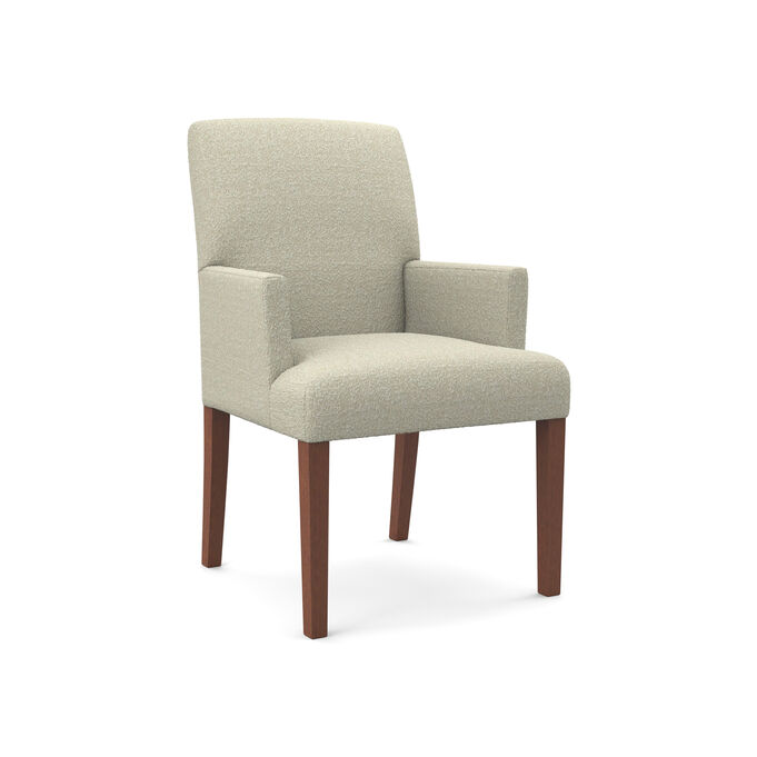 Denai Ecru Boucle Upholstered Arm Chair