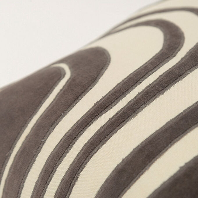 Carnaby Gray Down Filled Lumbar Pillow