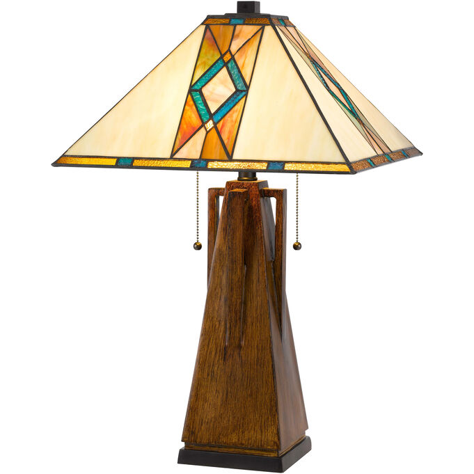 Tiffany Blue Table Lamp