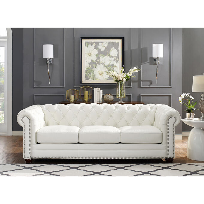 Kennedy White Sofa