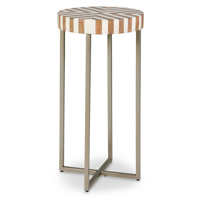 Cartley White Accent Table