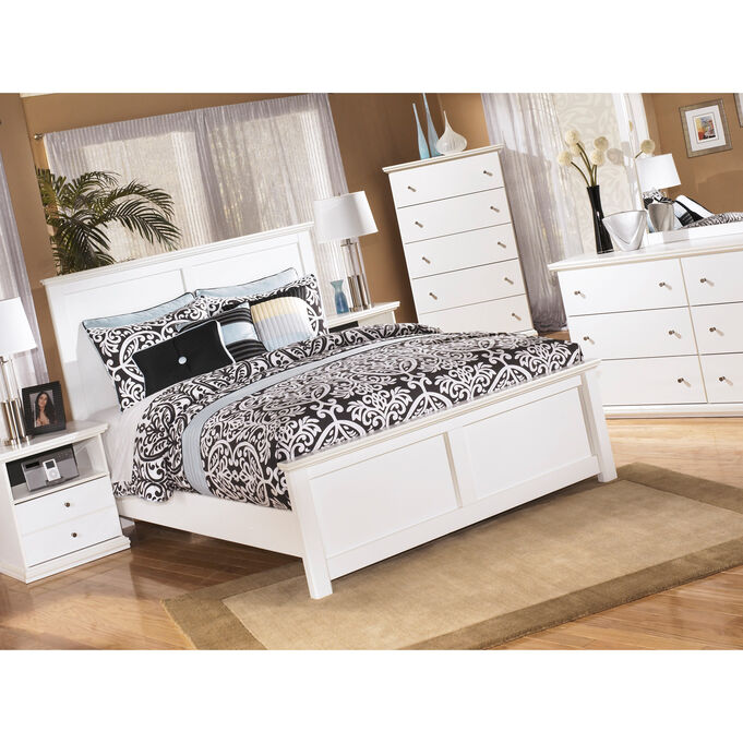 Ashley Furniture | Bostwick Shoals White Queen 4 Piece Room Group