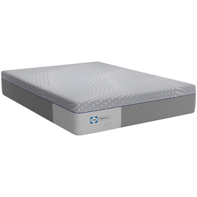 Sealy Posturepedic Lacey Firm Memory Foam Twin Mattress | Gray/Silver