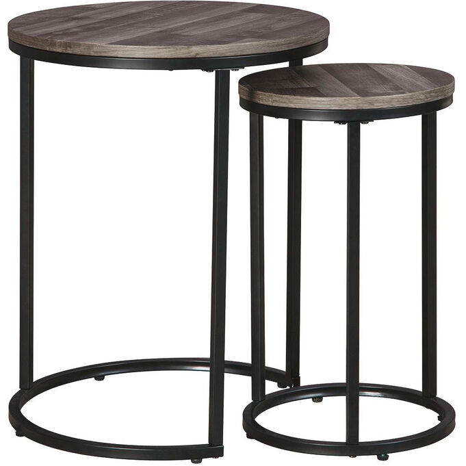 Briarsboro Gray Set of 2 Accent Tables