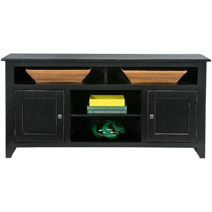 Progressive Furniture | Wrigley Black 2 Door Console Table