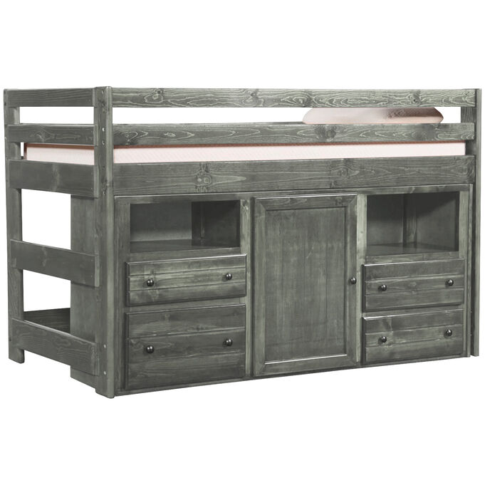 Trendwood , Bayview Driftwood Loft Bed With Super Dresser