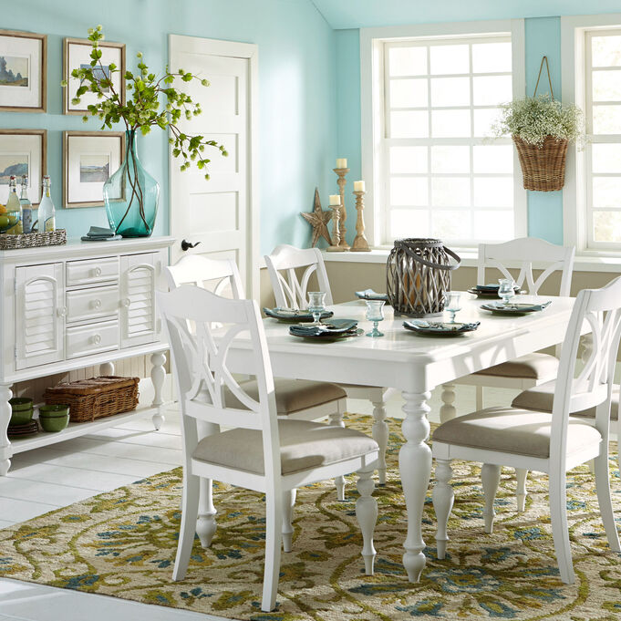 Liberty Furniture | Summer House Oyster White 5 Piece Dining Set