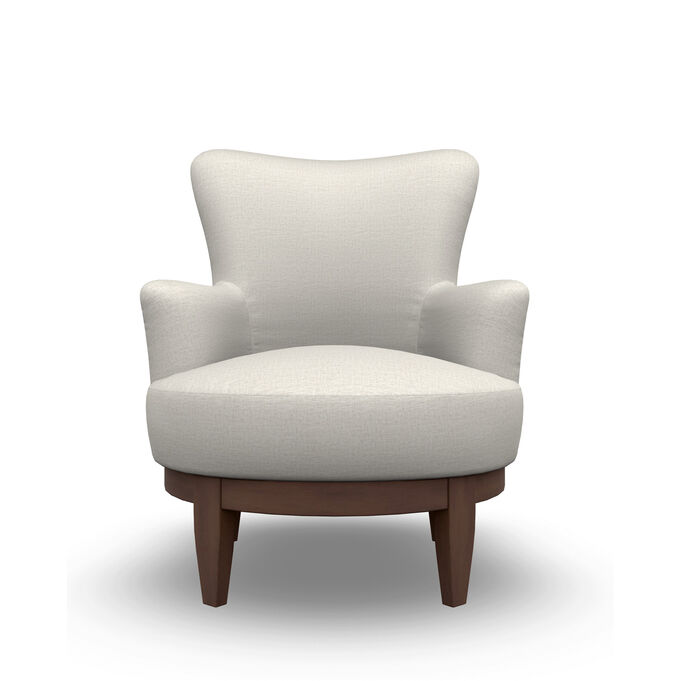 Best Home Furnishings | Justine Canvas Swivel Chair