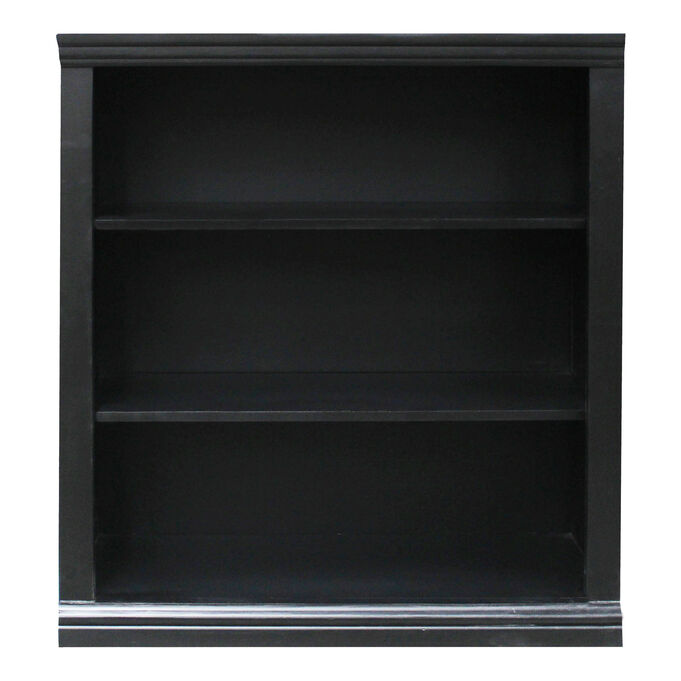 Metro II 36 Inch Black Bookcase