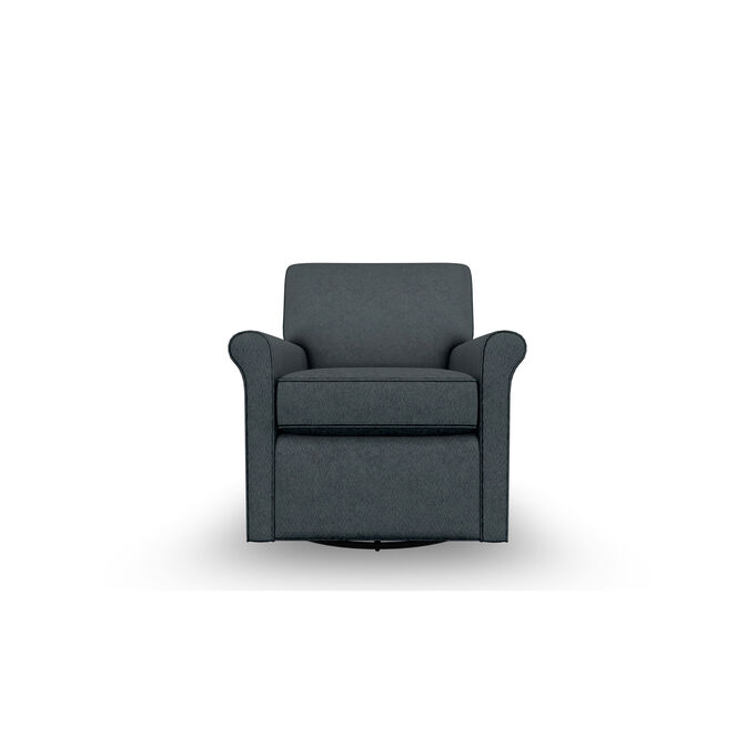 Best Home Furnishings | Gemily Dark Slate Swivel Glider Chair