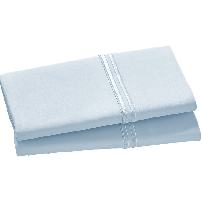 Elements Light Blue King Modal Pillowcases