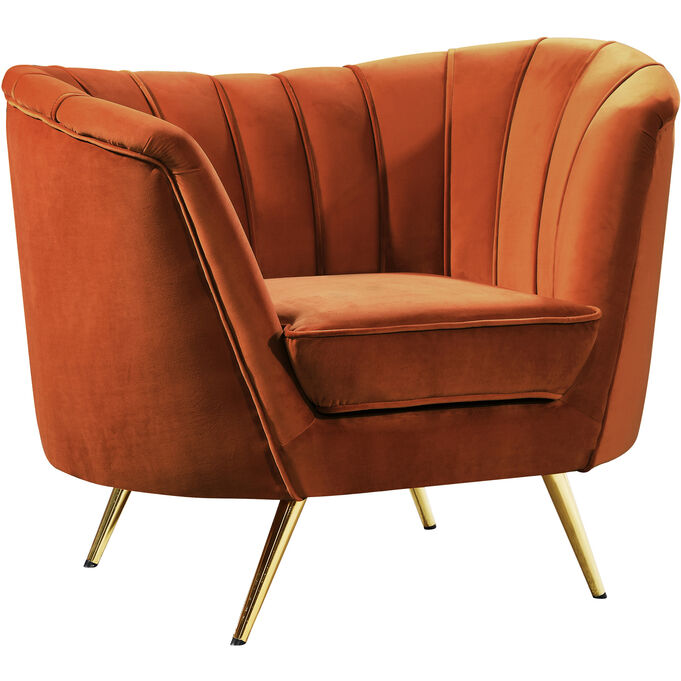 Meridian Furniture , Margo Cognac Chair